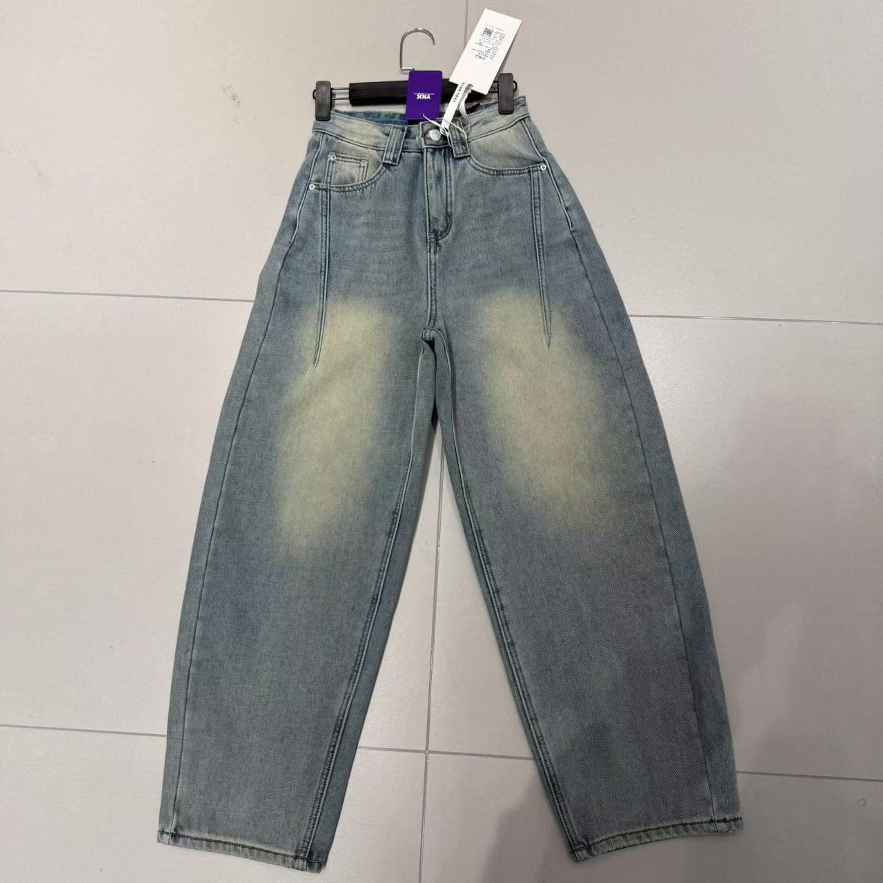 FAE38050【N5】加绒牛仔裤