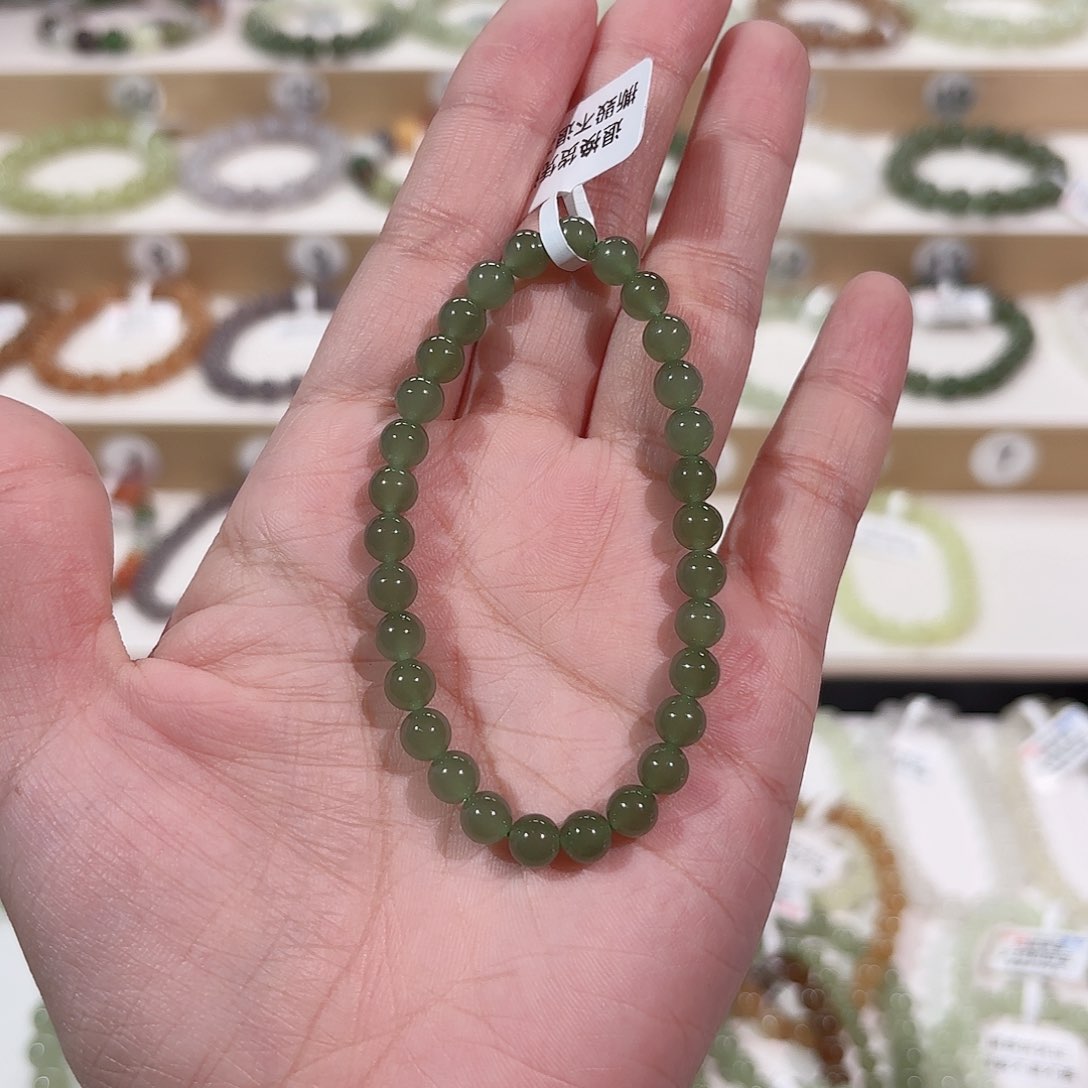 和田玉手链未镶嵌多****?a