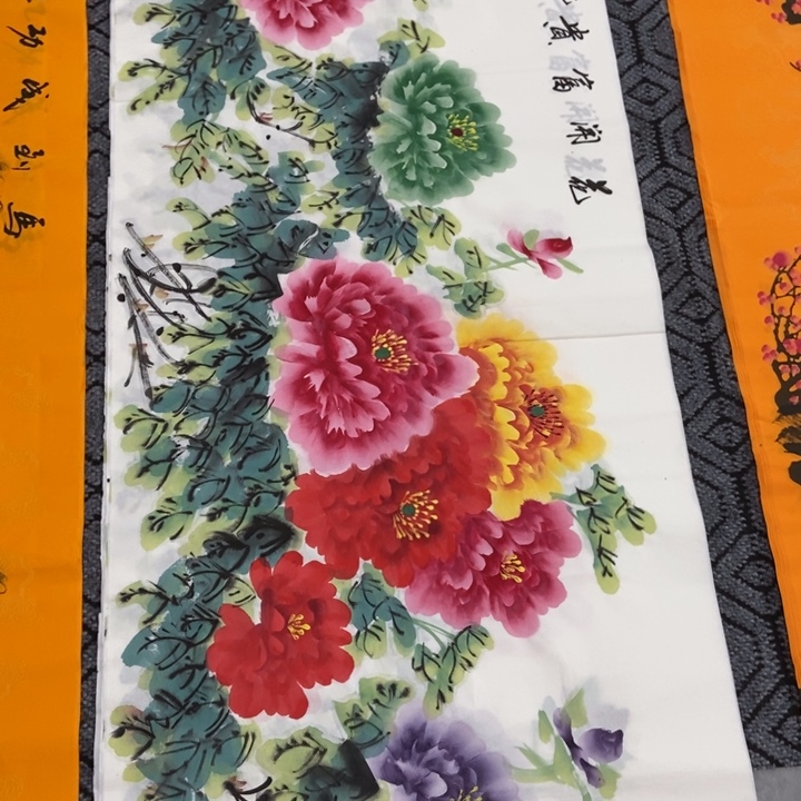 枕书斋画廊的直播间