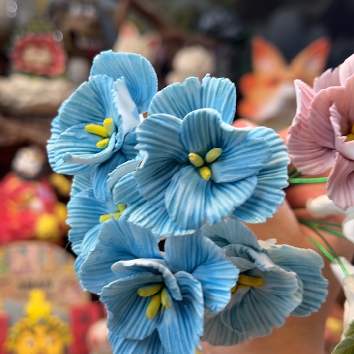 陶摆件小镇青花每日有新品