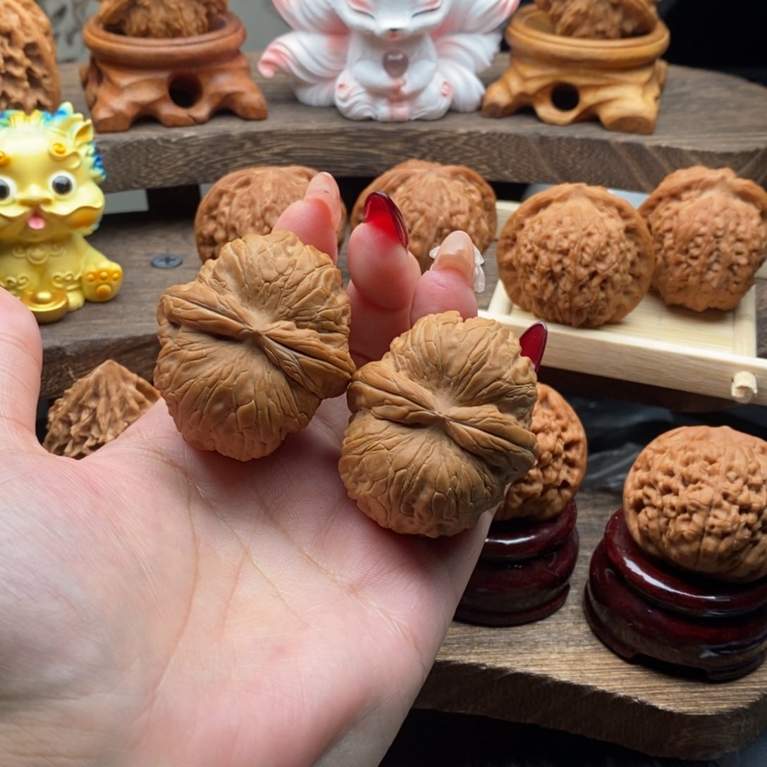 吊坠文玩核桃44全品元宝