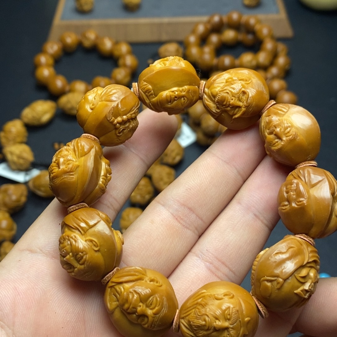 ****夜手串/手链橄榄核三丰罗汉手串