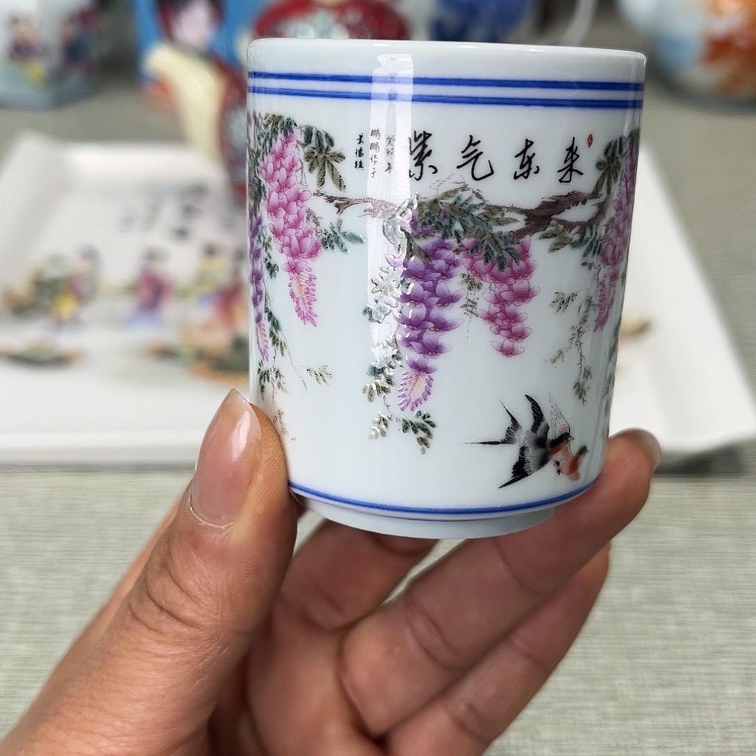 盖碗景德镇哈哈我也想你了