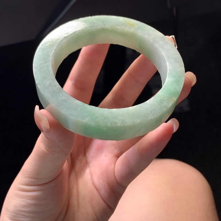 园***定制翡翠未镶嵌翡翠手镯翡翠定金