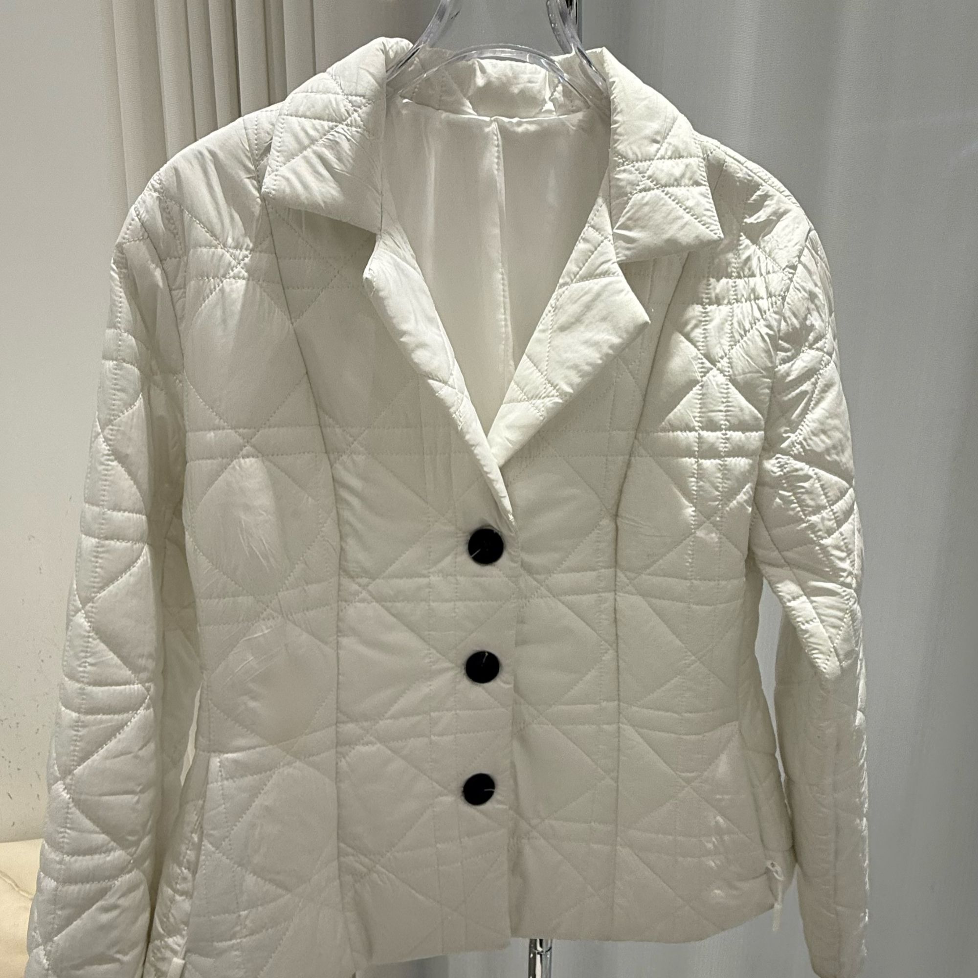 小蛮腰棉服气质白色百搭
