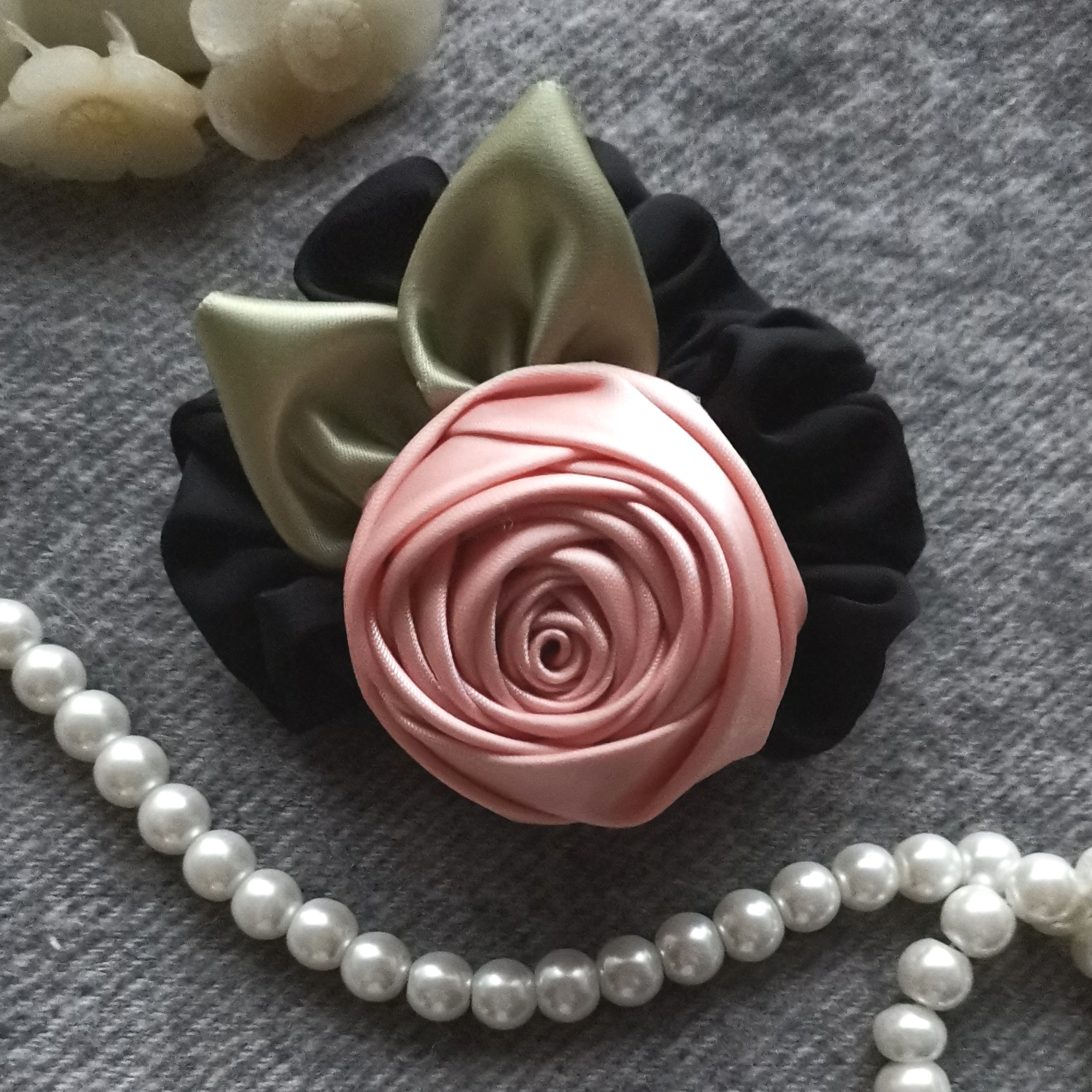 甜美发圈发绳优雅简约气质百搭