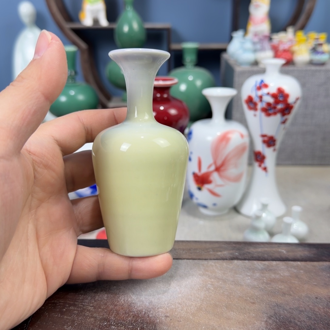 陶瓷手工小花器摆件