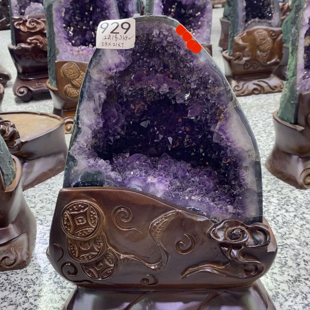 M***i大型摆件（非配饰）未镶嵌水晶紫水晶929