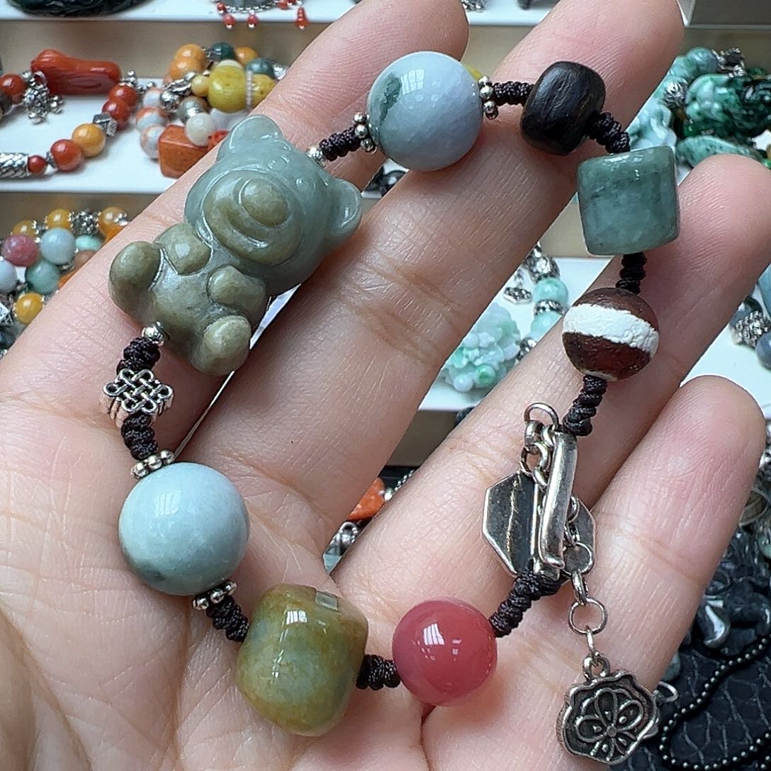 翡翠戒指未镶嵌炸