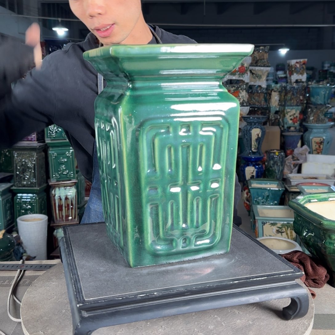 一风堂石湾花盆。微瑕