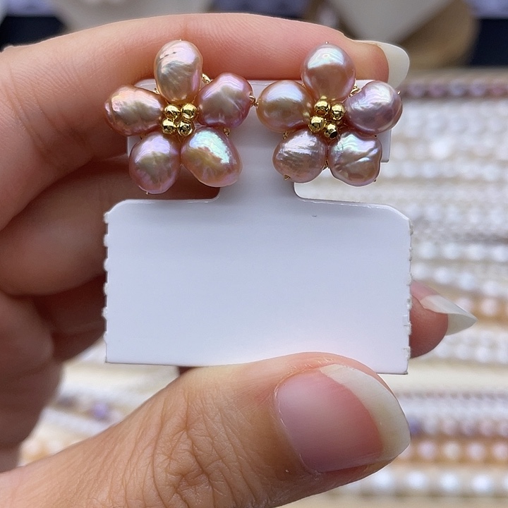 颈饰淡水珍珠银S925镶嵌