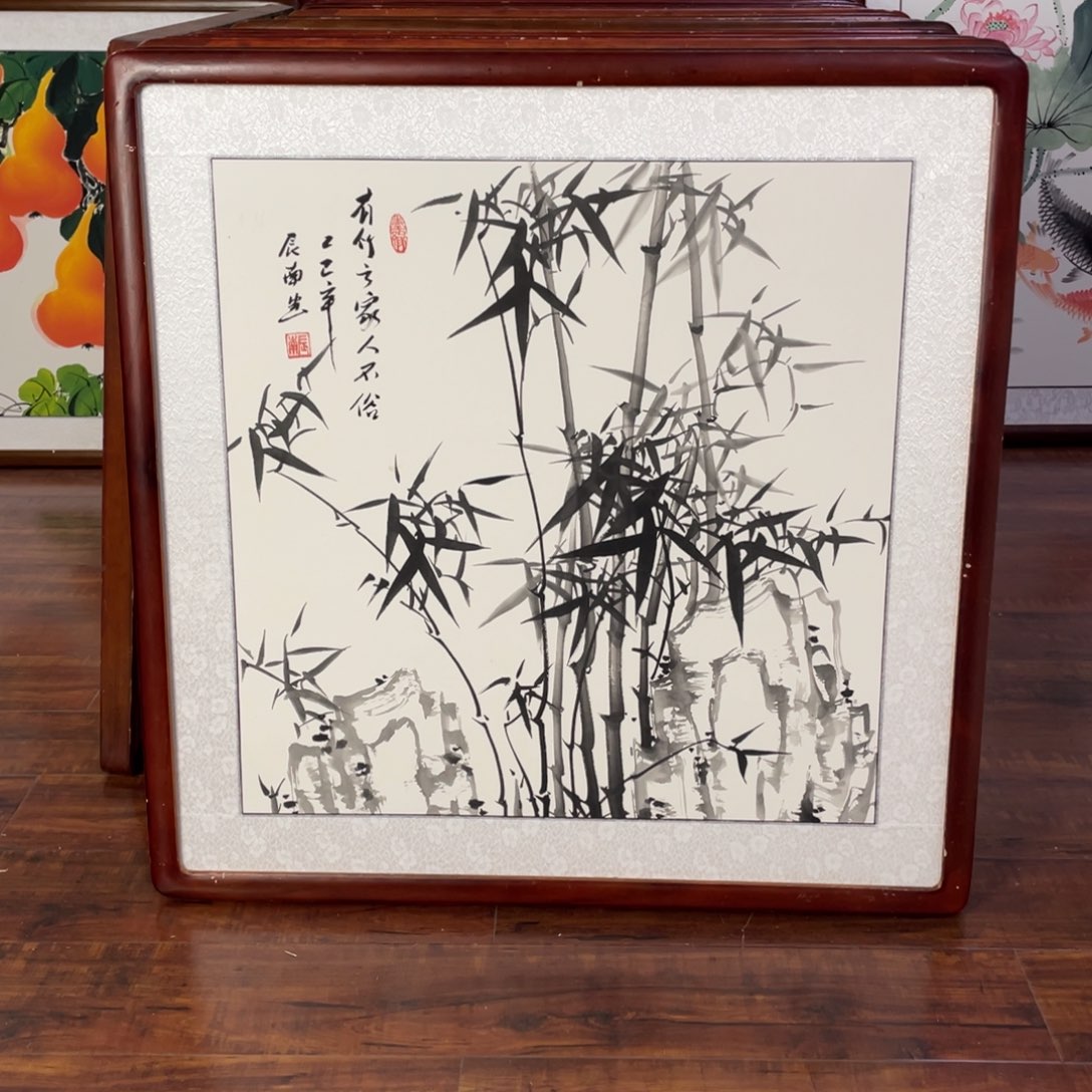 国画带框尺寸63*63厘米