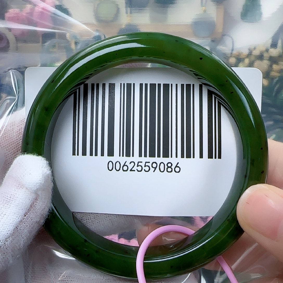 和田玉（碧玉）手镯未镶嵌62