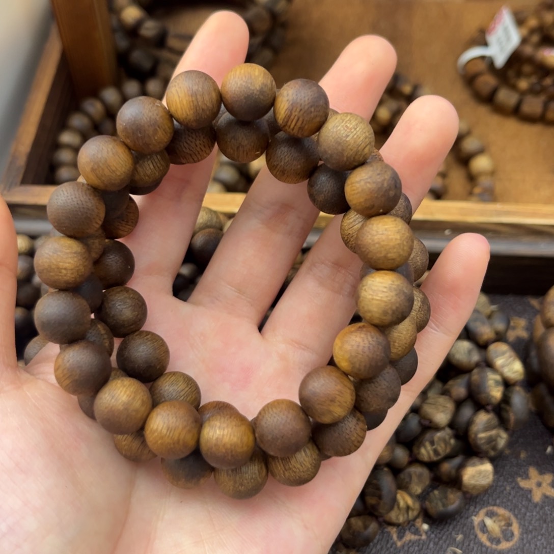 黑棋单圈10圆珠沉香