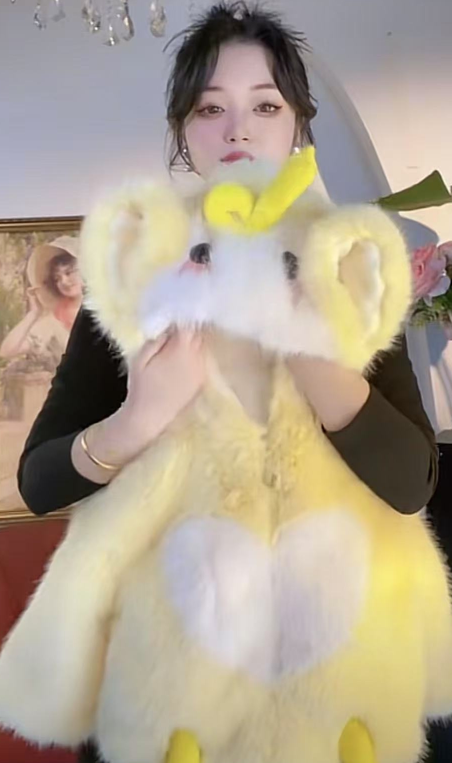 童绣阁（小黄）2025新款冬款女童洋气时尚加厚外套MF078-2