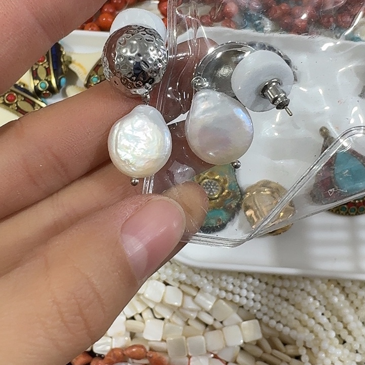 玛瑙/玉髓合金珠宝半成品35号打包