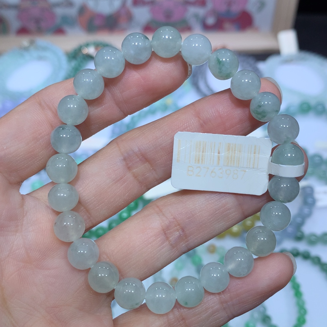 翡翠未镶嵌手链天然