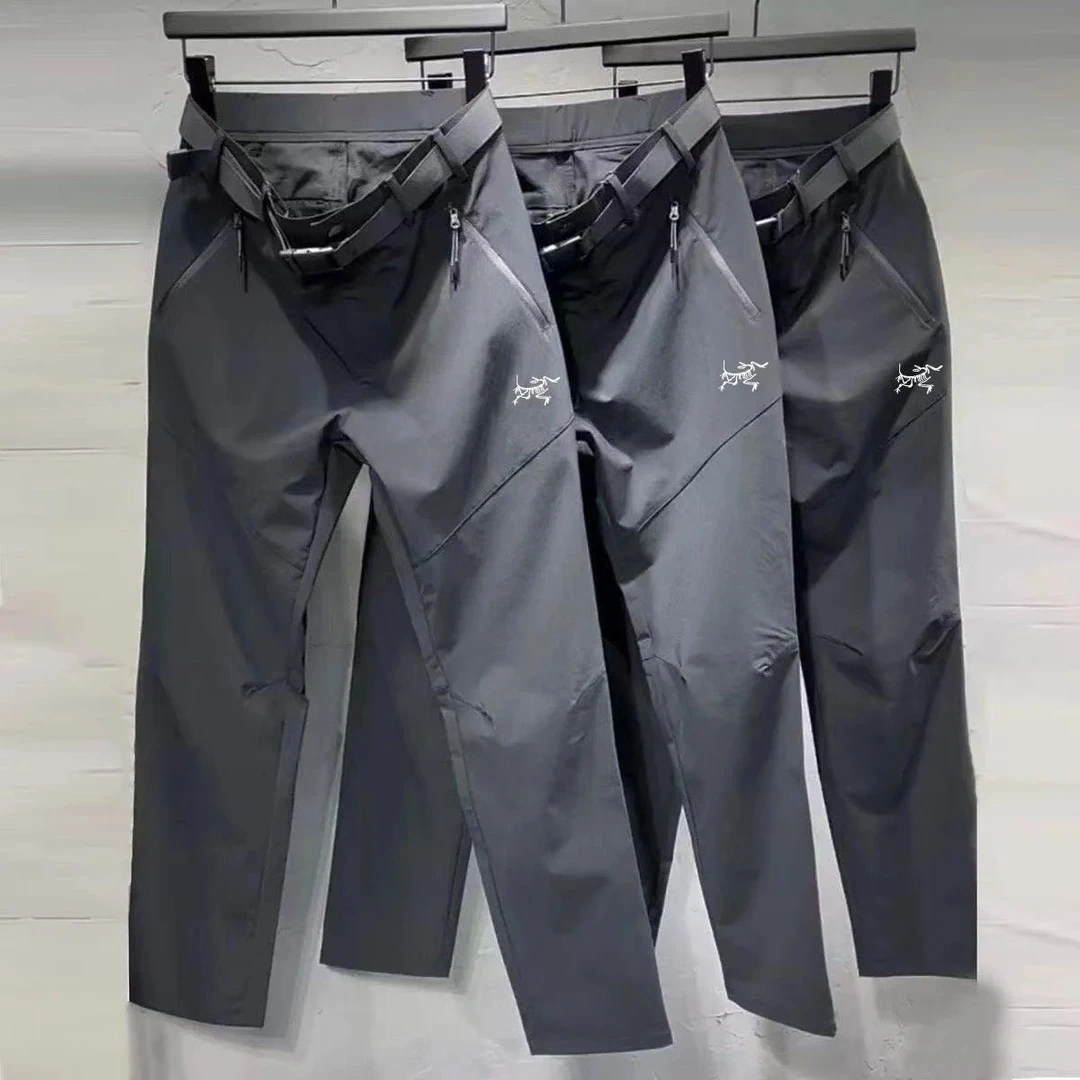 【海外撤柜一折清仓】新款户外运动软壳冲锋裤男士休闲速干长裤防水