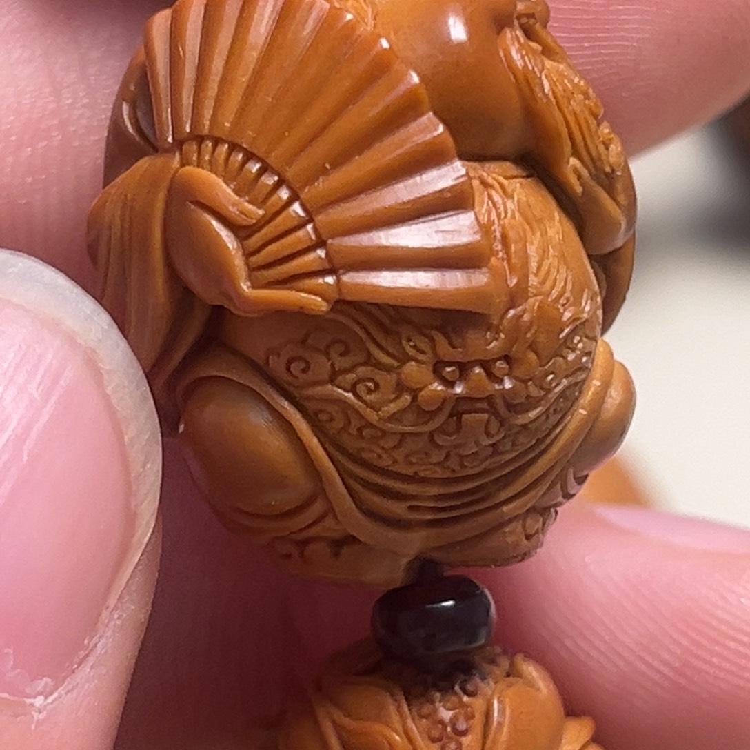 橄榄核吊坠悟*龙财