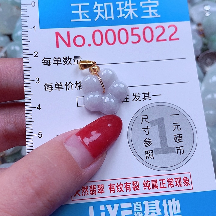 翡翠未镶嵌颈饰5022