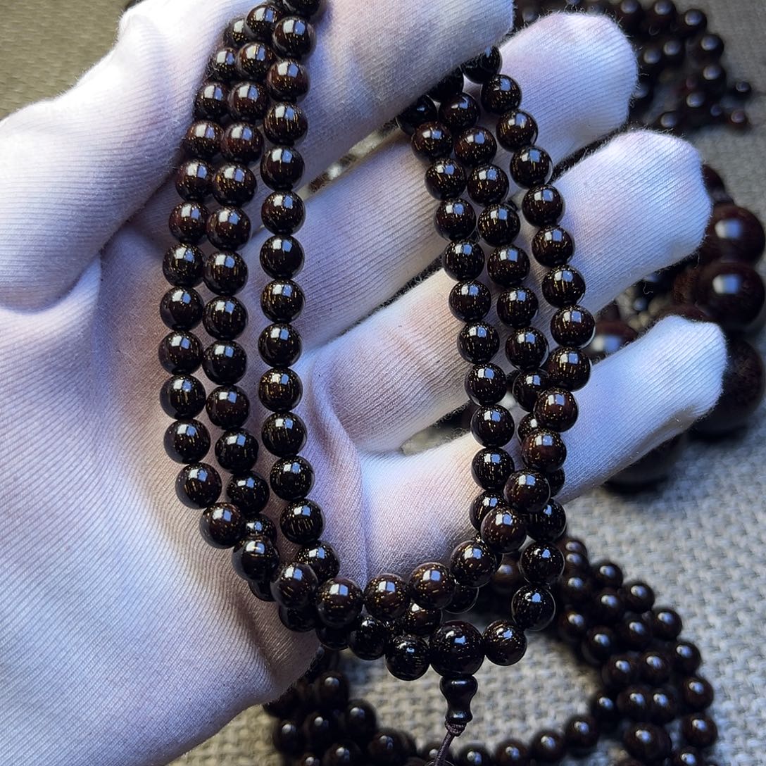 檀香紫檀（小叶紫檀）0.6 108颗满天星