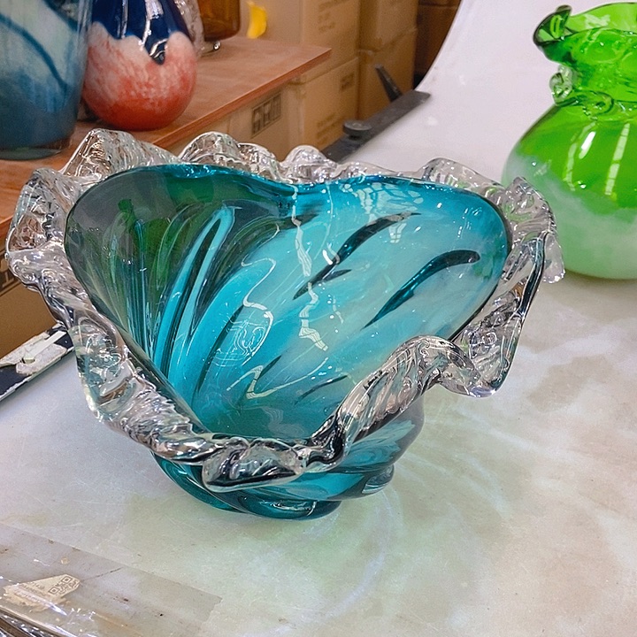 琉璃琉璃花瓶高15口38