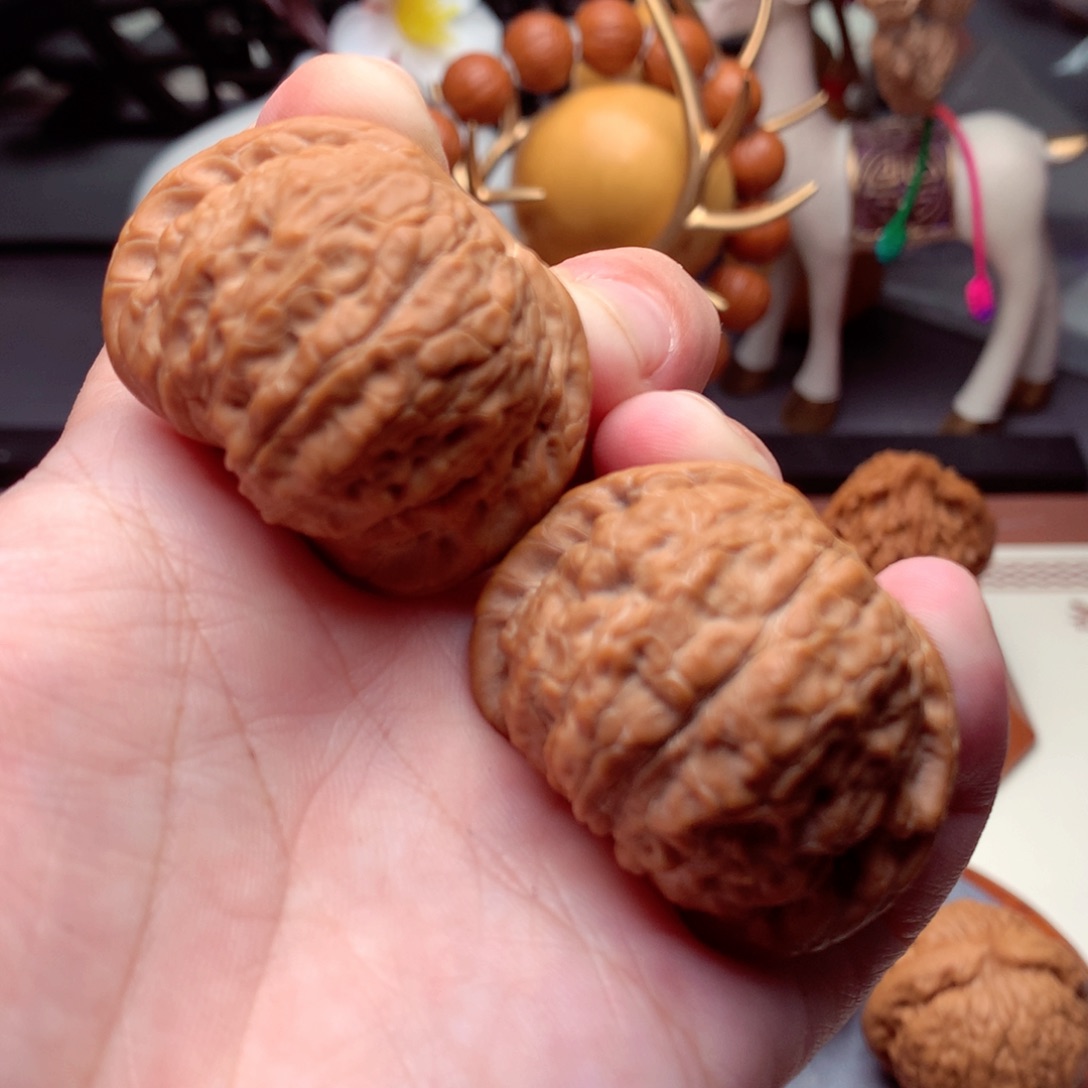 文玩核桃把件血麒麟全品  1号