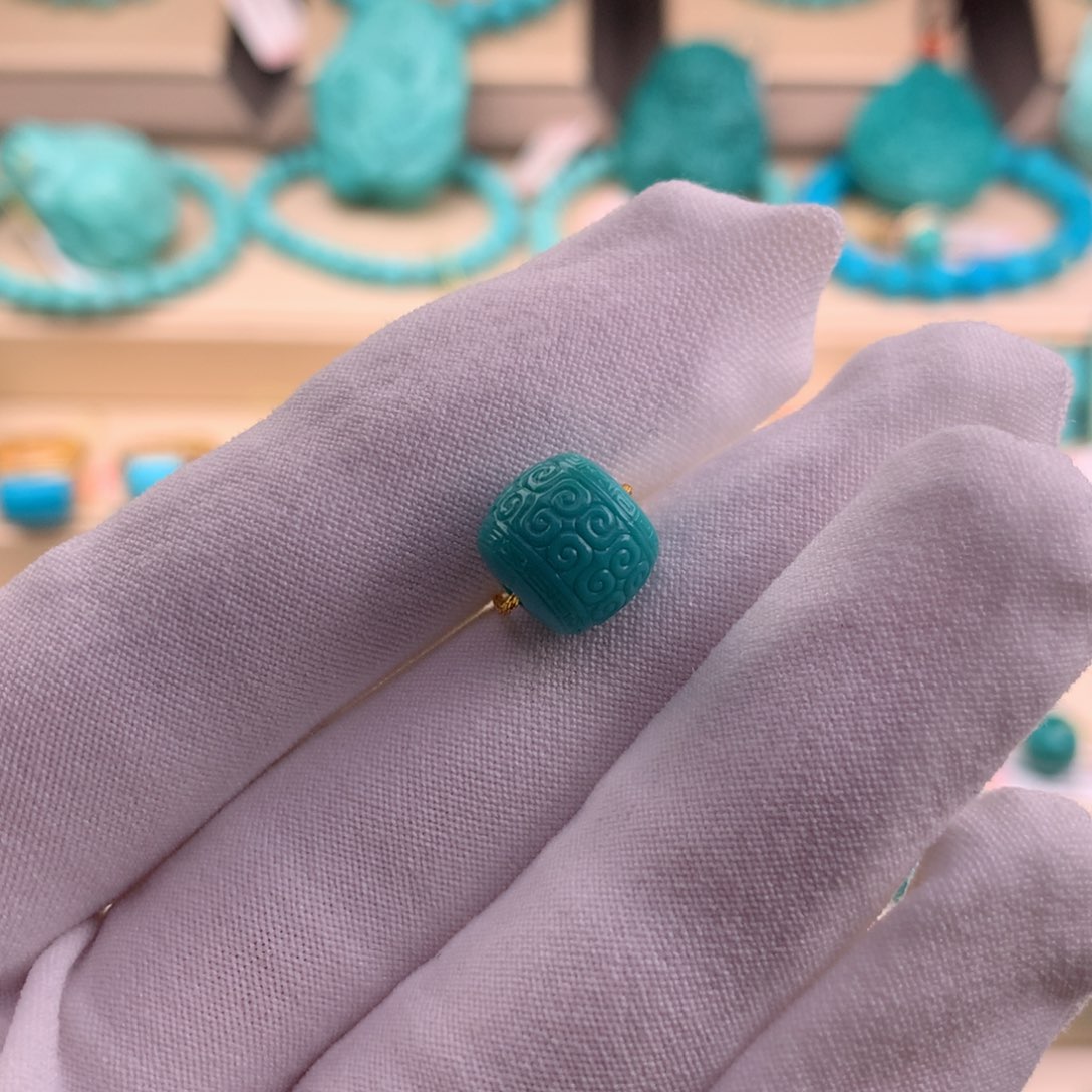 绿松石珠宝奇石未镶嵌-*L