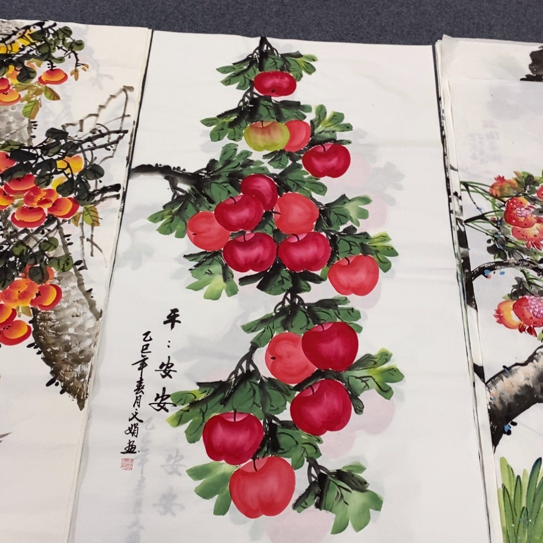 国画140✖️70纯手绘画画画画画画