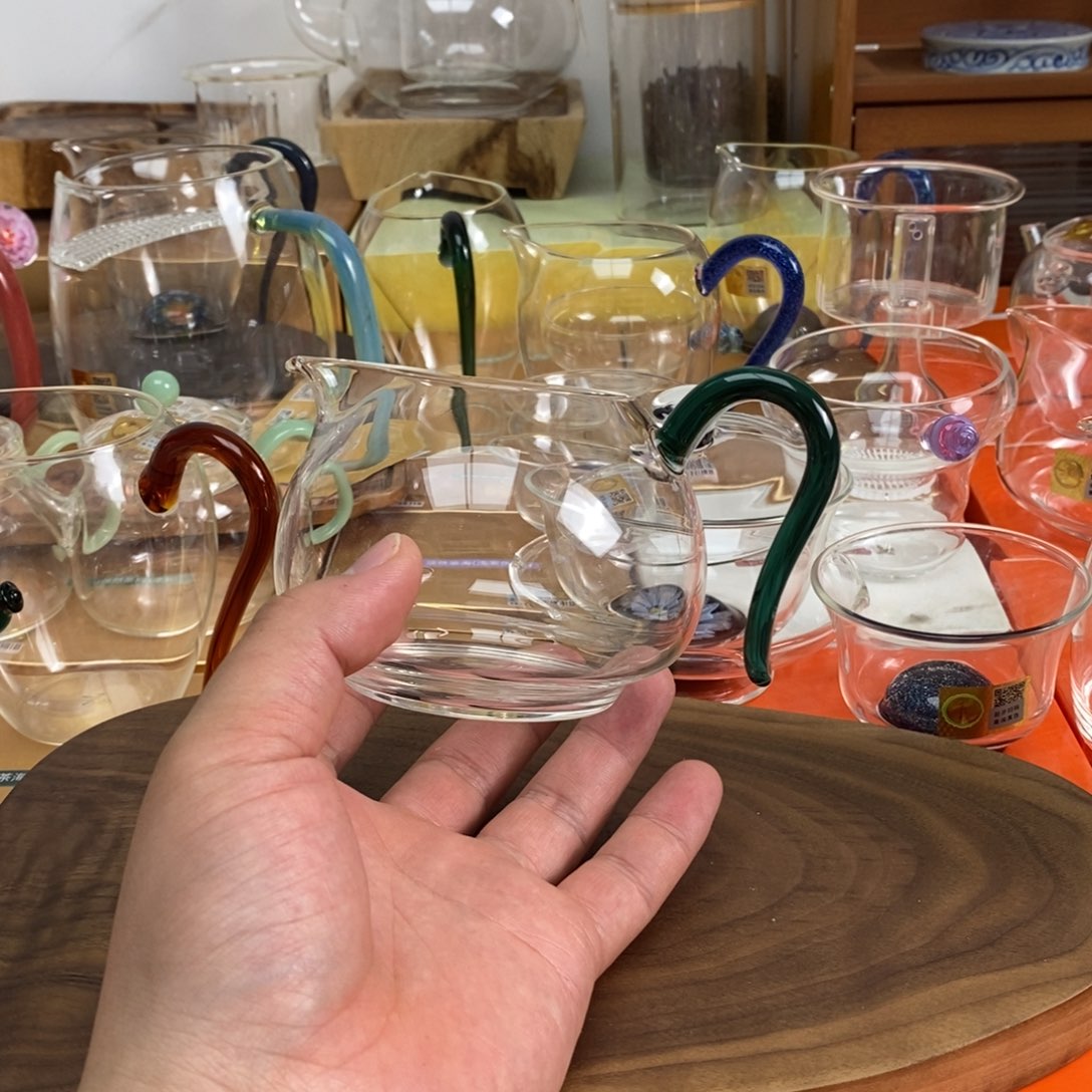 淡然茶海墨绿色样品