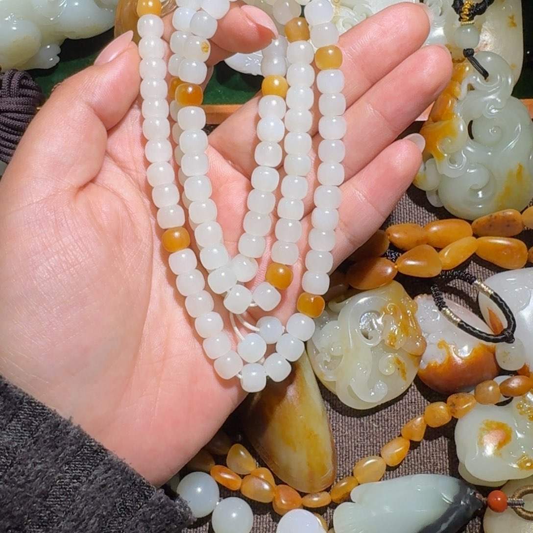 和田玉挂件未镶嵌心*善