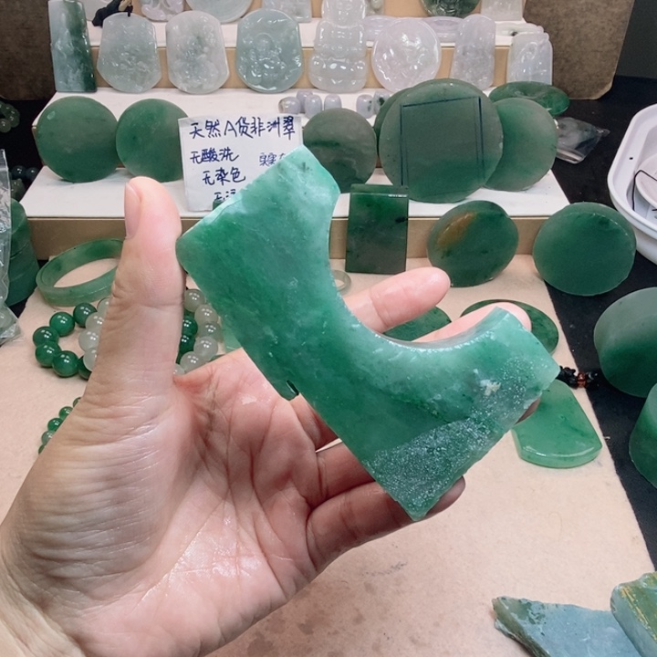 未镶嵌石英质玉珠宝奇石非洲翠