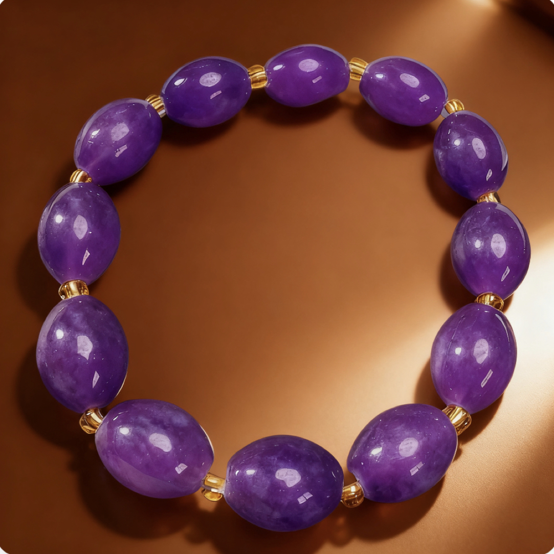 Z.高级精品紫枣珠手串 A91-WGQ-2A