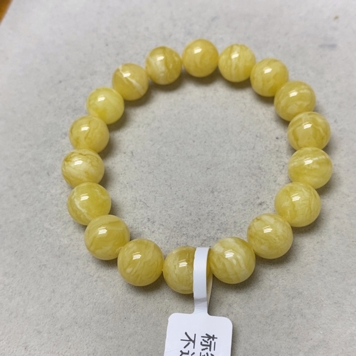 蜜蜡未镶嵌裸石串