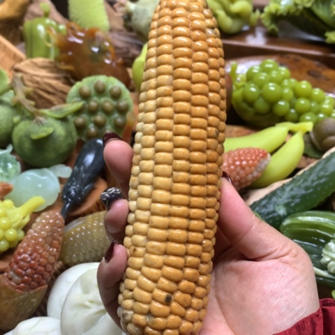 蛇纹石玉摆件未镶嵌薇*安