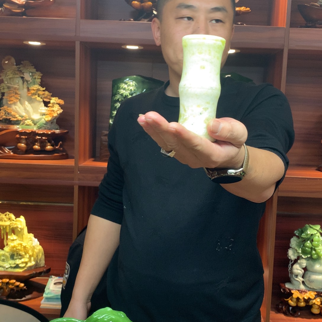 岫玉珠宝奇石未镶嵌海**目