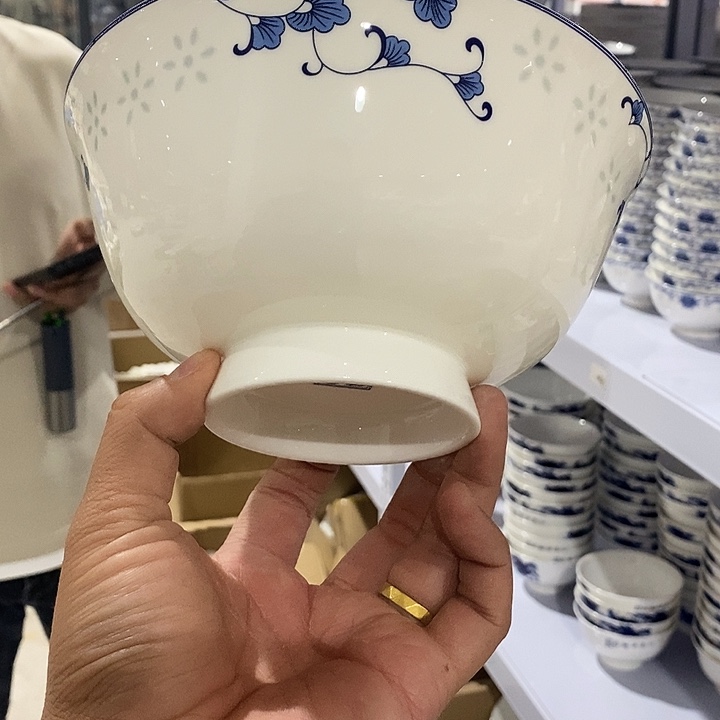 李***姐45%以上骨粉骨瓷蝶恋花7寸面碗1只