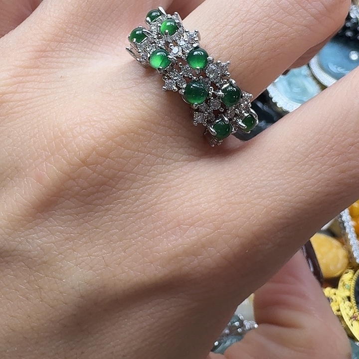 翡翠未镶嵌项链翡翠