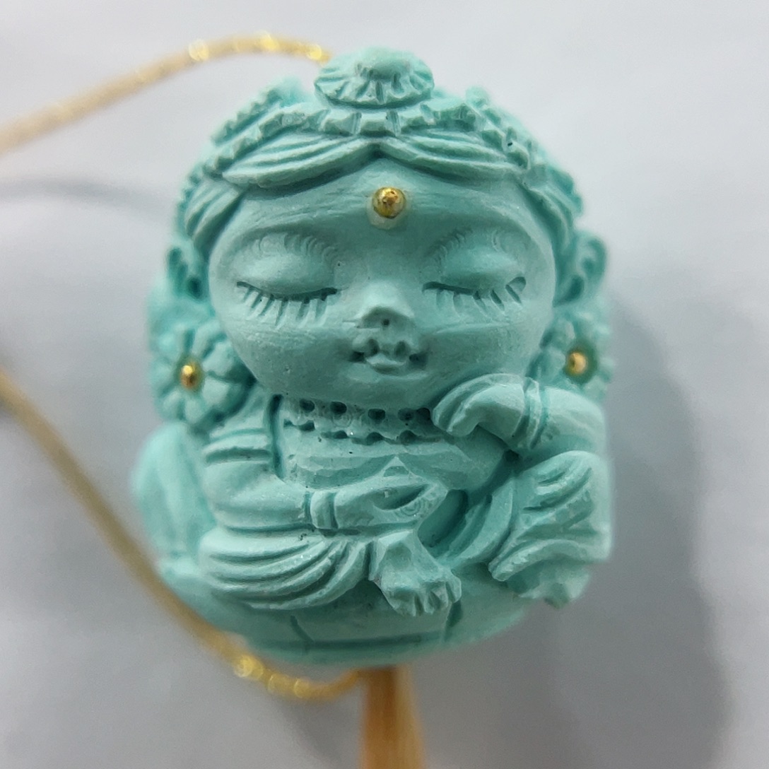 未镶嵌绿松石珠宝奇石