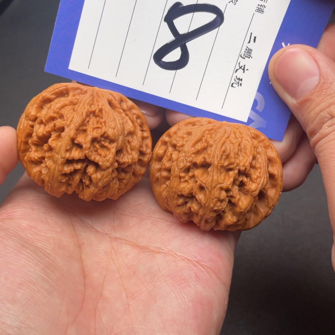 文玩核桃把件大粗筋48