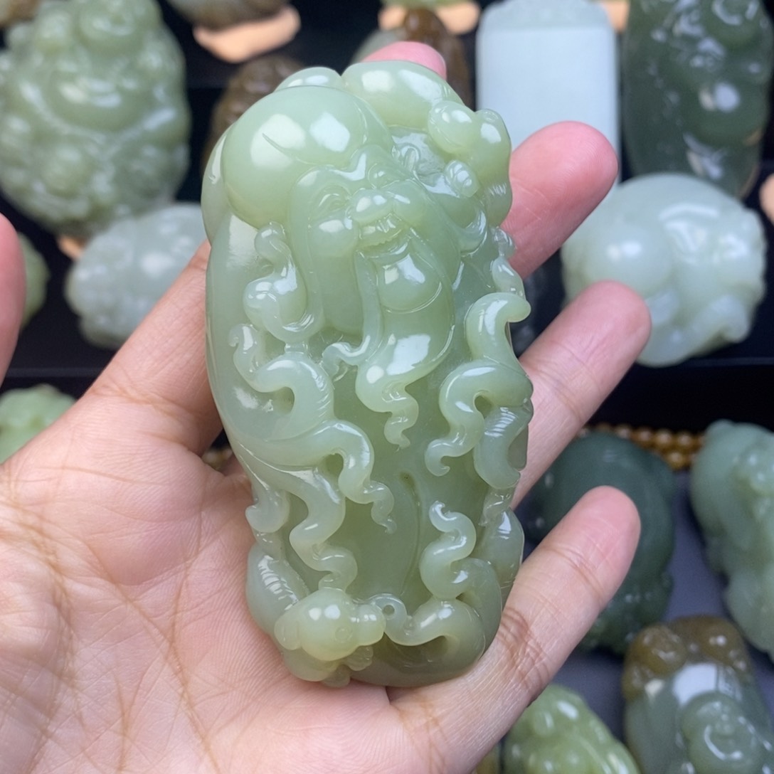 和田玉把件未镶嵌