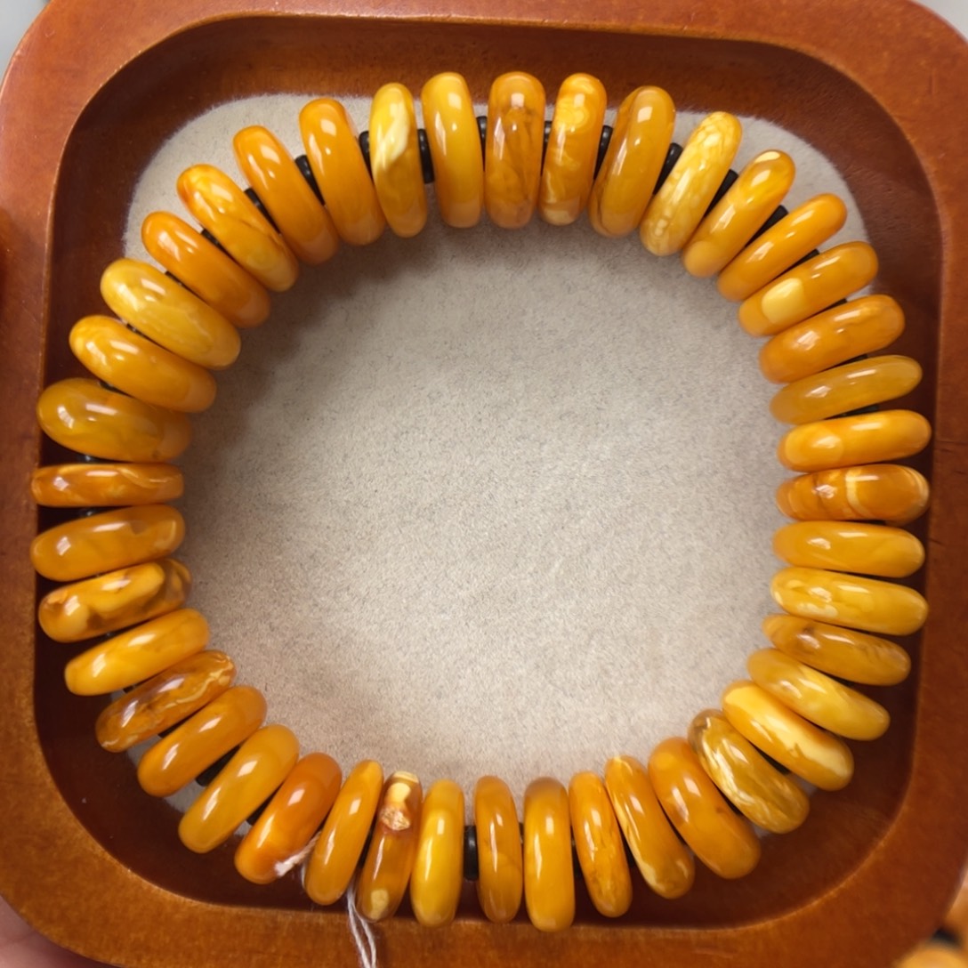 蜜蜡未镶嵌手串蜜蜡