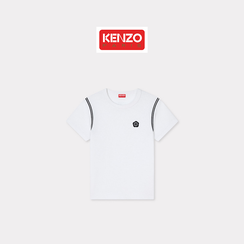 KENZO 26春夏新品 女士海棠花BOKE 2.0经典版型休闲百搭短袖T恤衫