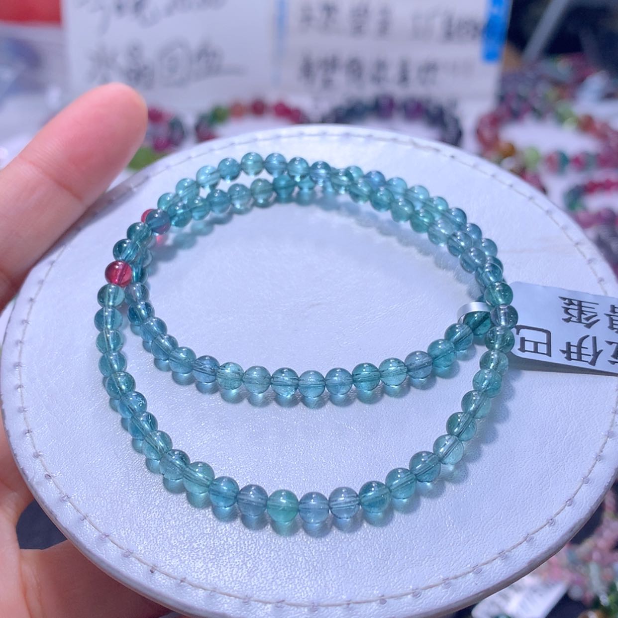 【闪购商品】未镶嵌手链碧玺4.3m净体