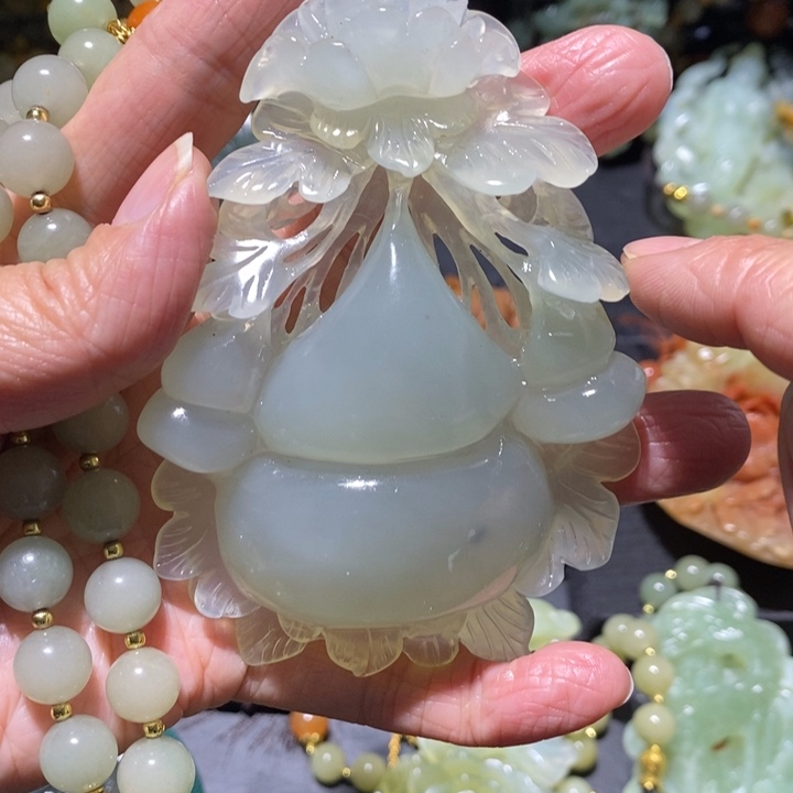 岫玉岫玉吊坠未镶嵌