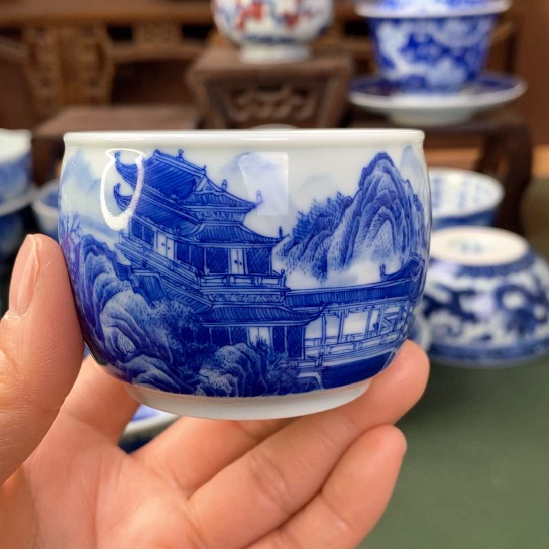 杯景德镇陶瓷手工手绘