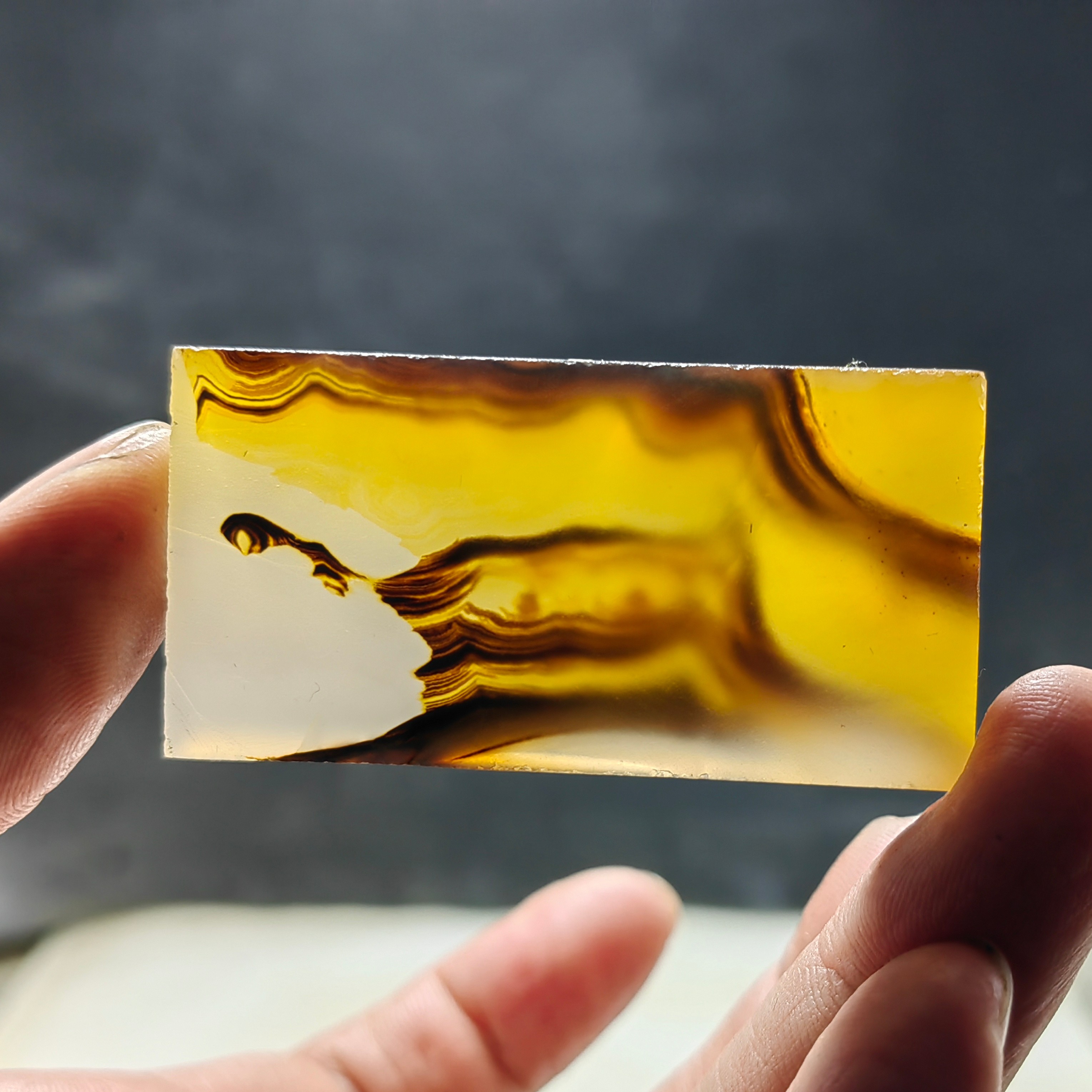 巴西海洋玉髓玛瑙草花象形纯天然吊坠风景男女水滴挂件山水意境画