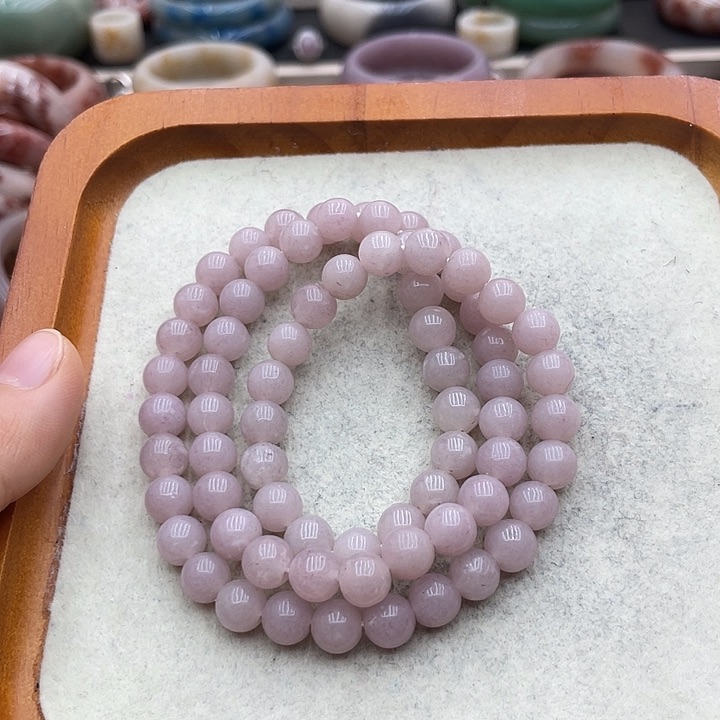 石英质玉圈口齐全未镶嵌