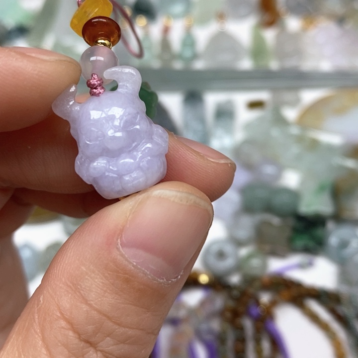 翡翠未镶嵌颈饰天然缅甸翡翠