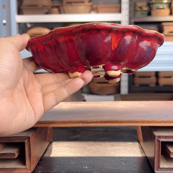 写乐玉缘鸡血釉18.5、14.5、5